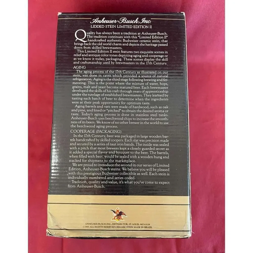Nib 1985 Budweiser Limited Edition 0 A 5 A